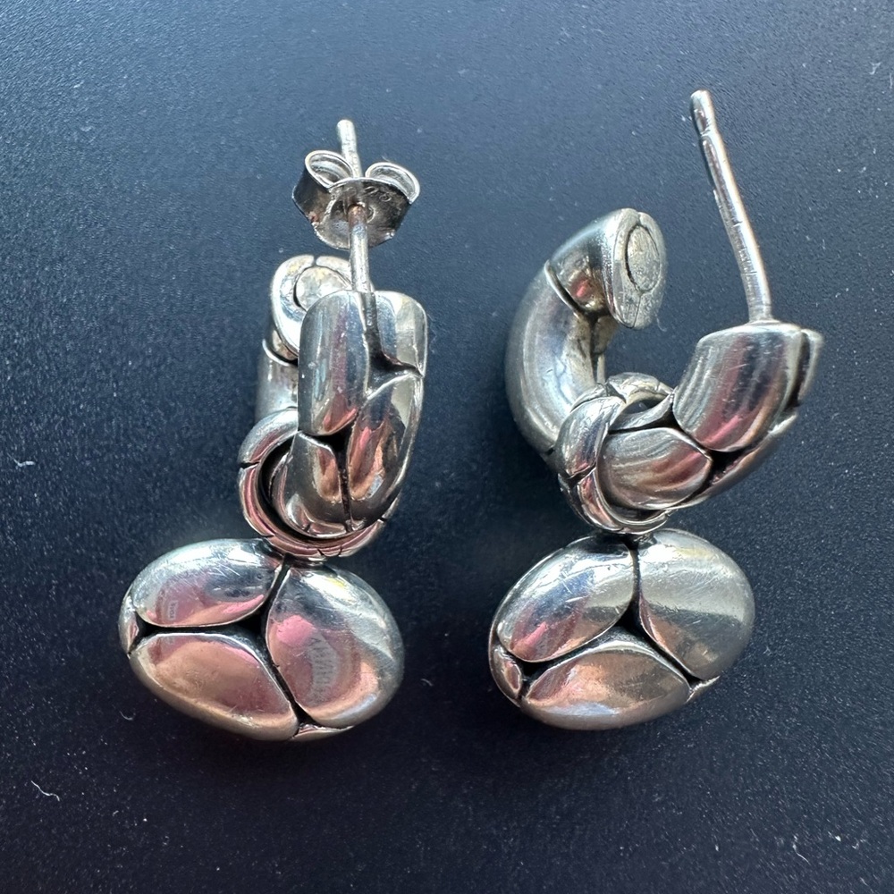 Elegant Silver Hoop Earrings